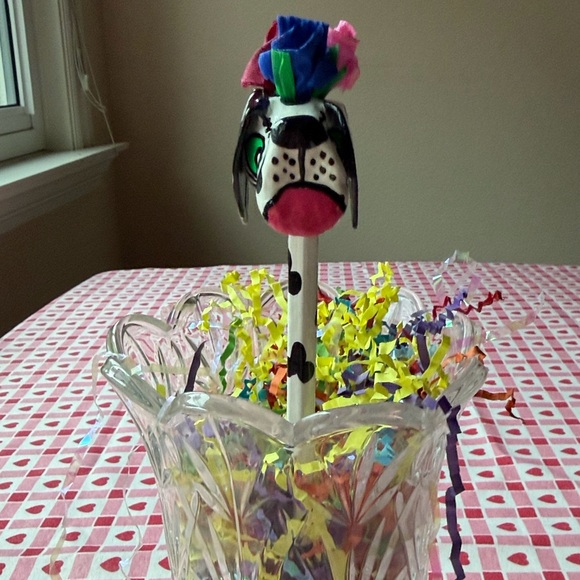 🐶 CONSUELA PAPER MACHE DOG PEN 🐶 NWT 🐶 - Picture 6 of 16